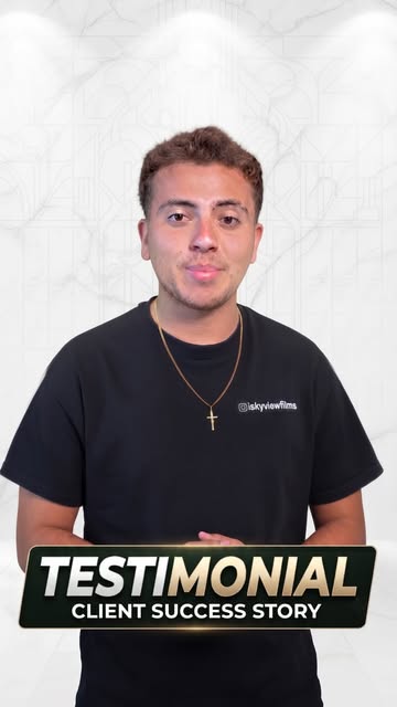 Black Frame client video testimonial